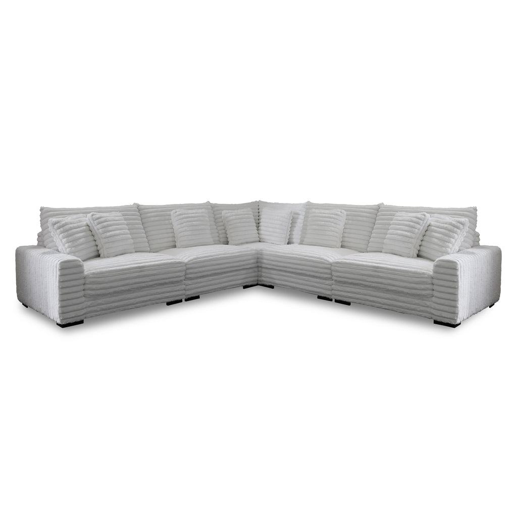 Embrace 5-Piece Sectional – White