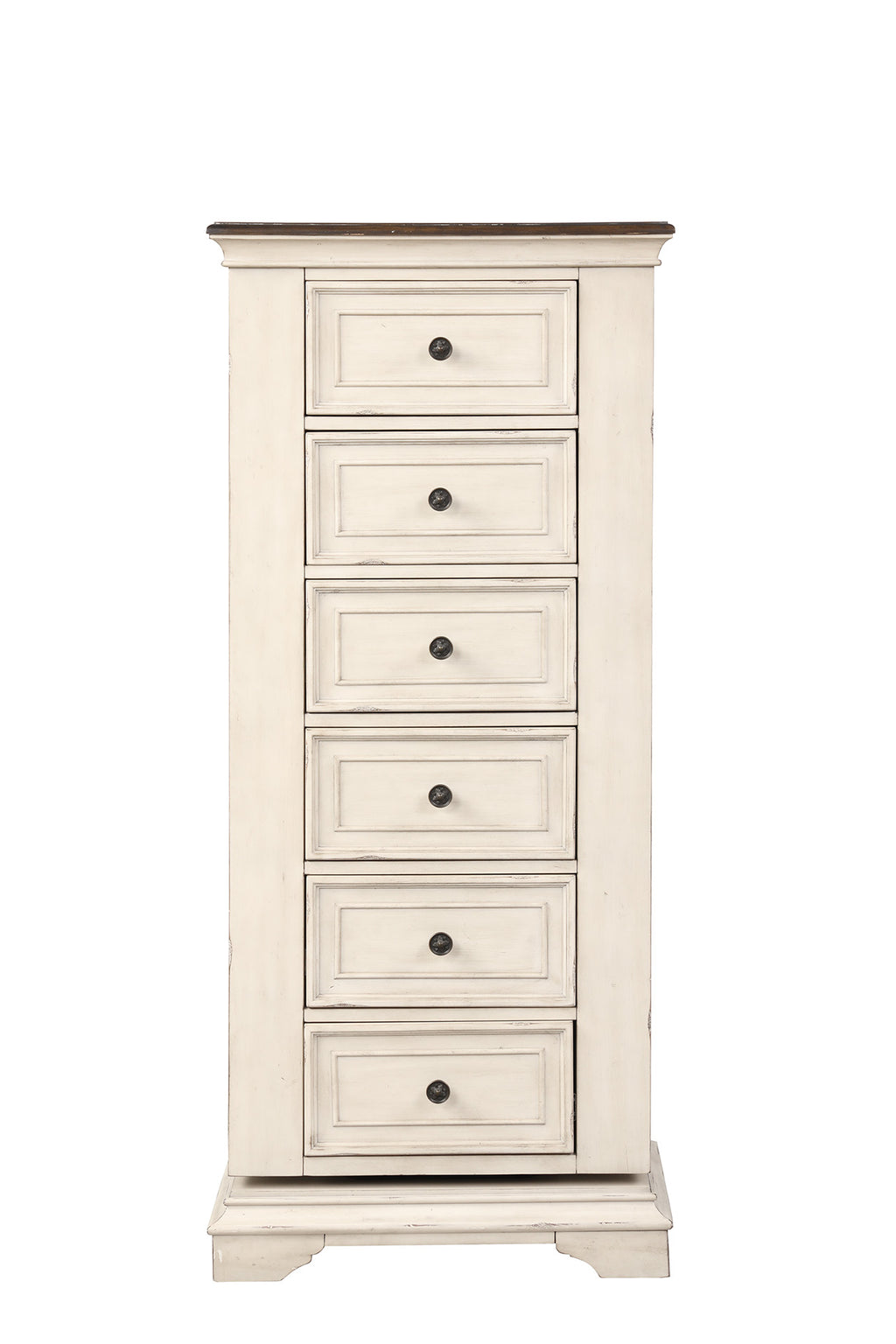 ANASTASIA LINGERIE SWIVEL CHEST WITH MIRROR – ANTIQUE WHITE