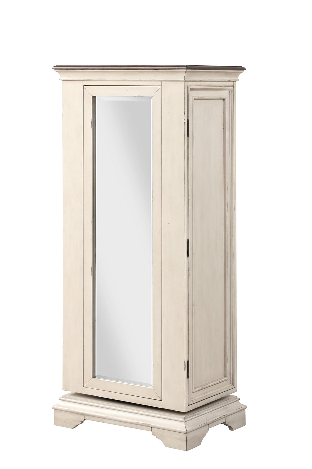 ANASTASIA LINGERIE SWIVEL CHEST WITH MIRROR – ANTIQUE WHITE