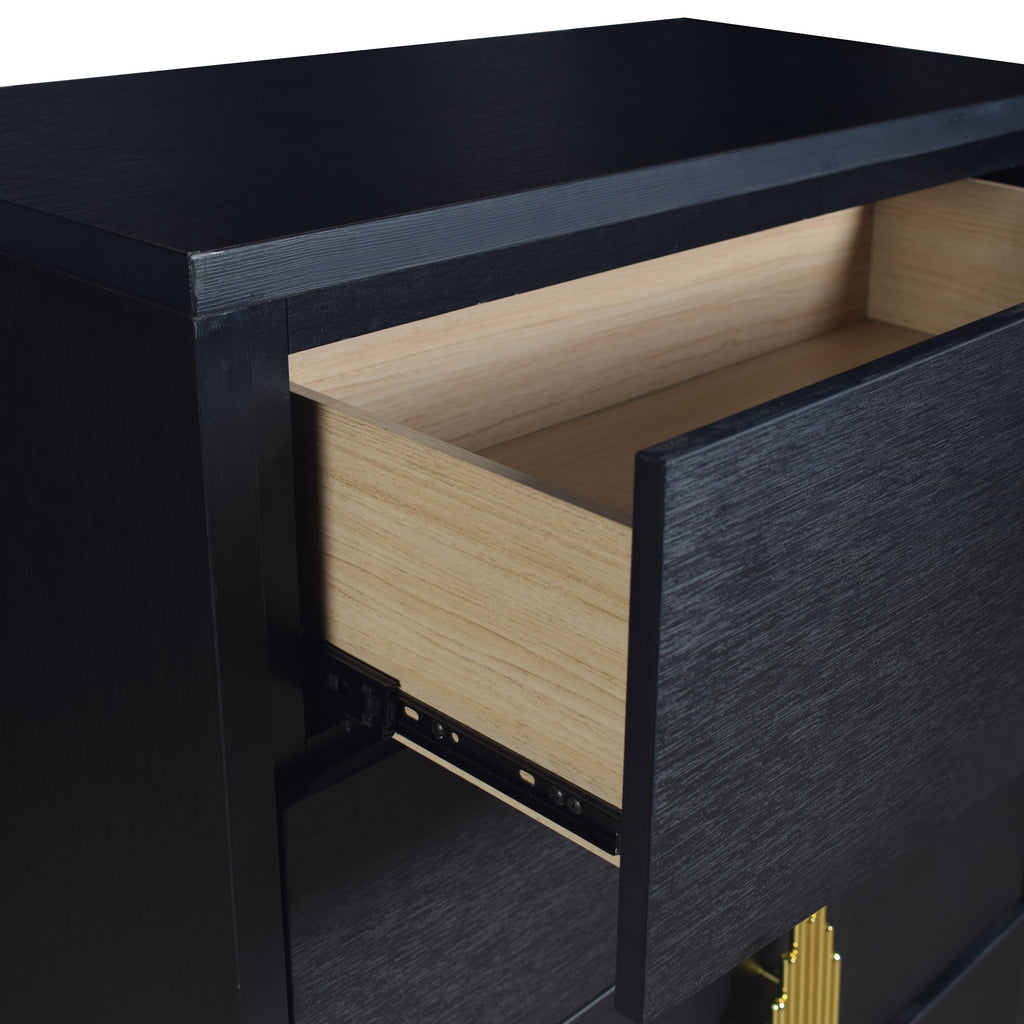 Empire 5-Drawer Chest – Black