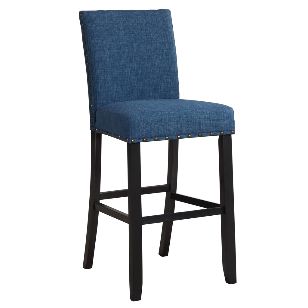 Crispin Marine Blue Bar Chairs – Set of 2