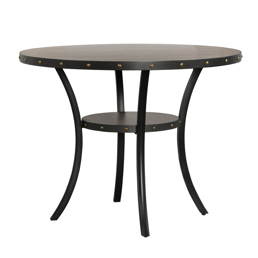 Crispin 48" Round Counter Table – Gray