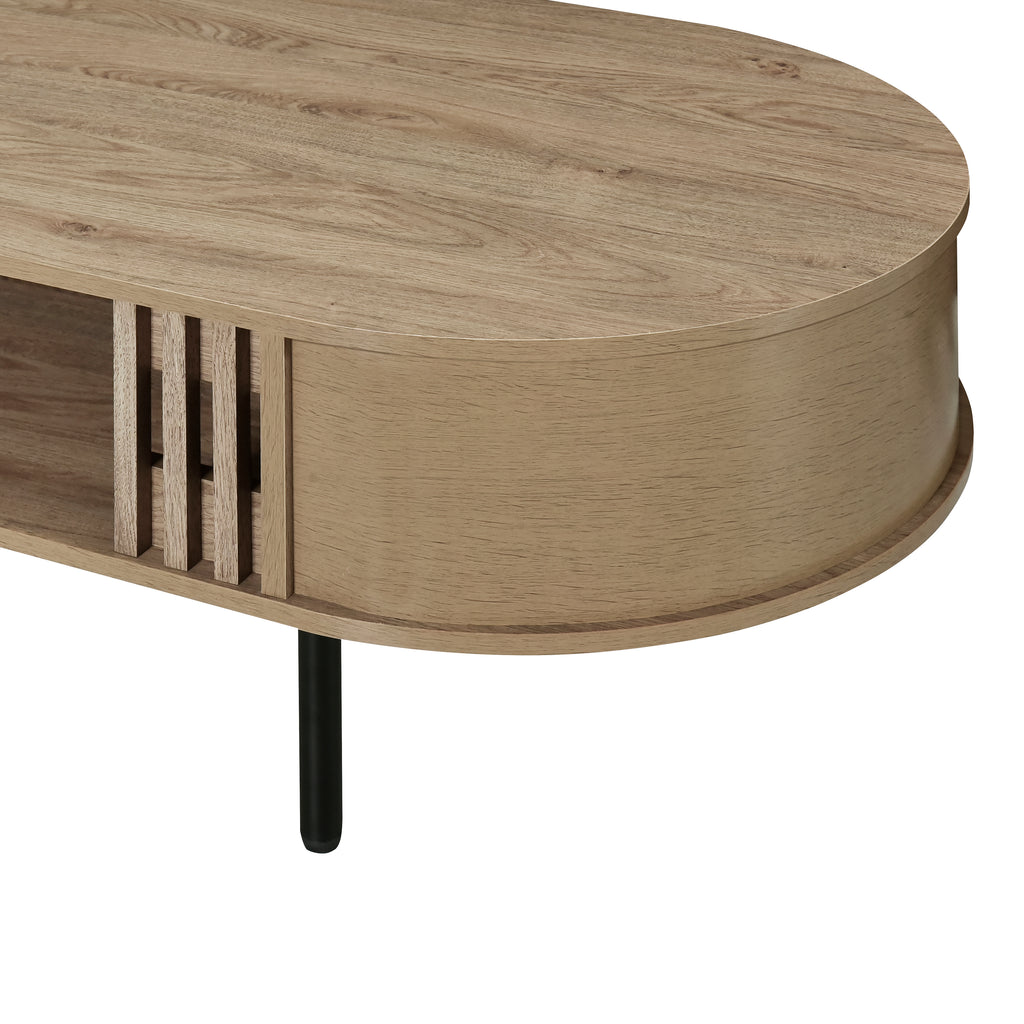 Brax Oval Cocktail Table – Natural