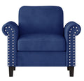 Alani Accent Chair – Deep Blue